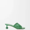 Toy slide in calfskin Green Toy slide in calfskin Green