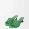 Toy slide in calfskin Green Toy slide in calfskin Green
