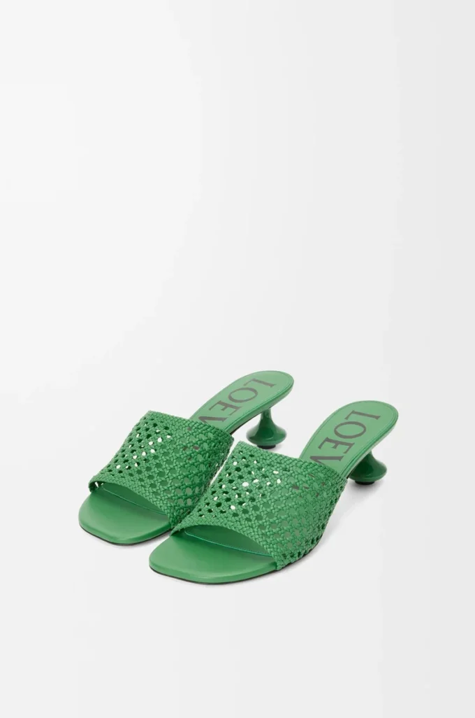 Toy slide in calfskin Green Toy slide in calfskin Green