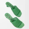 Toy slide in calfskin Green Toy slide in calfskin Green