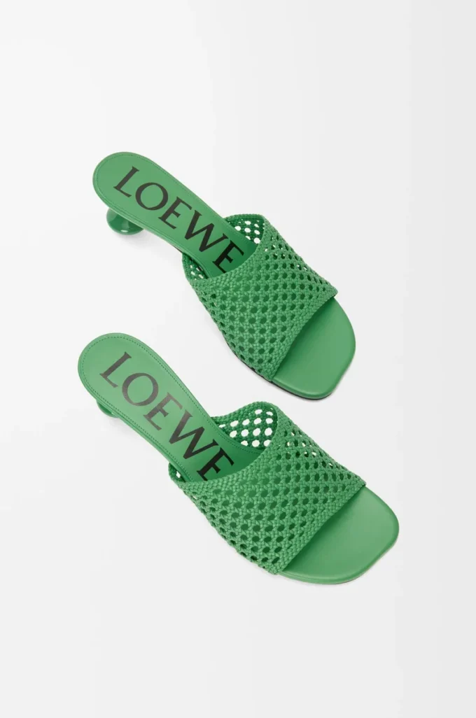 Toy slide in calfskin Green Toy slide in calfskin Green