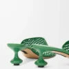 Toy slide in calfskin Green Toy slide in calfskin Green