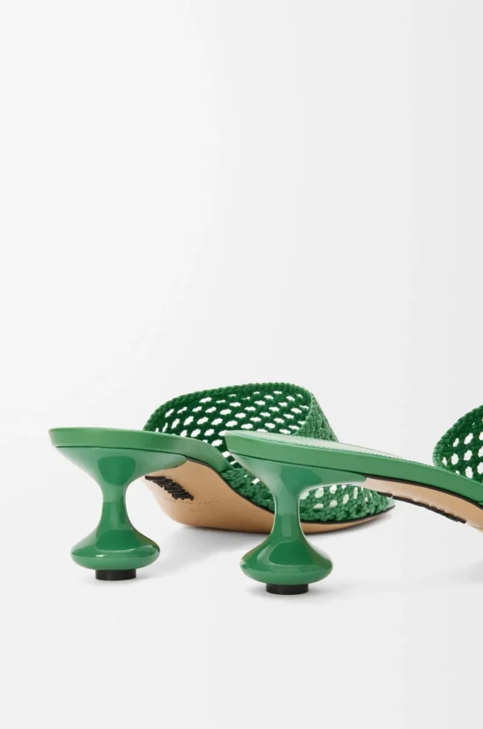 Toy slide in calfskin Green Toy slide in calfskin Green