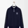 Tracksuit jacket in technical jersey Dark Navy Tracksuit jacket in technical jersey Dark Navy