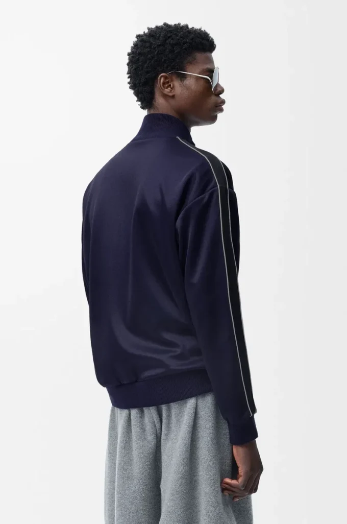 Tracksuit jacket in technical jersey Dark Navy Tracksuit jacket in technical jersey Dark Navy
