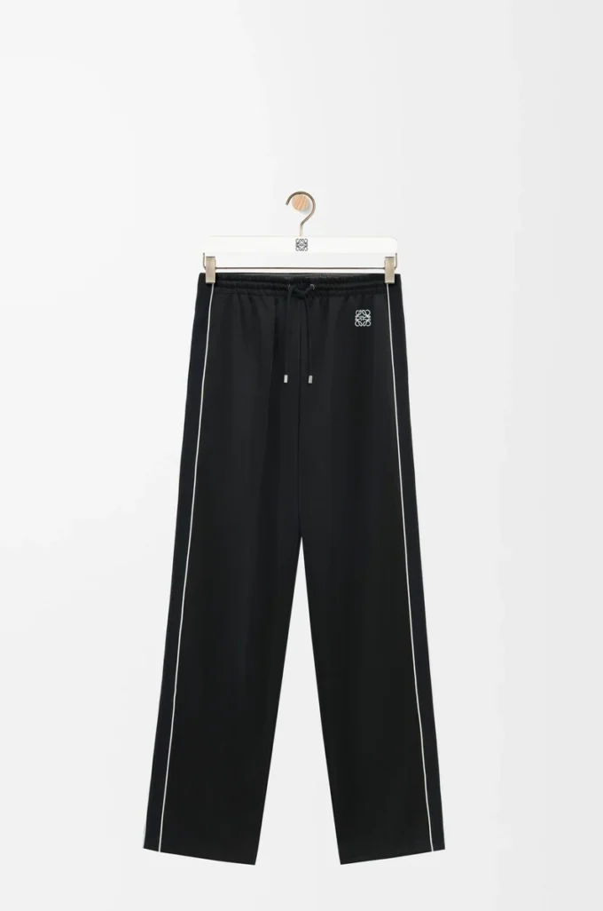 Tracksuit trousers in technical jersey Black