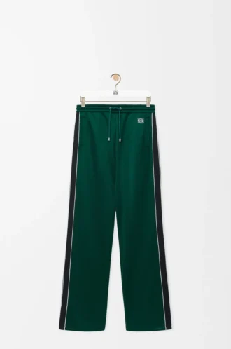 Tracksuit trousers in technical jersey Dark Green