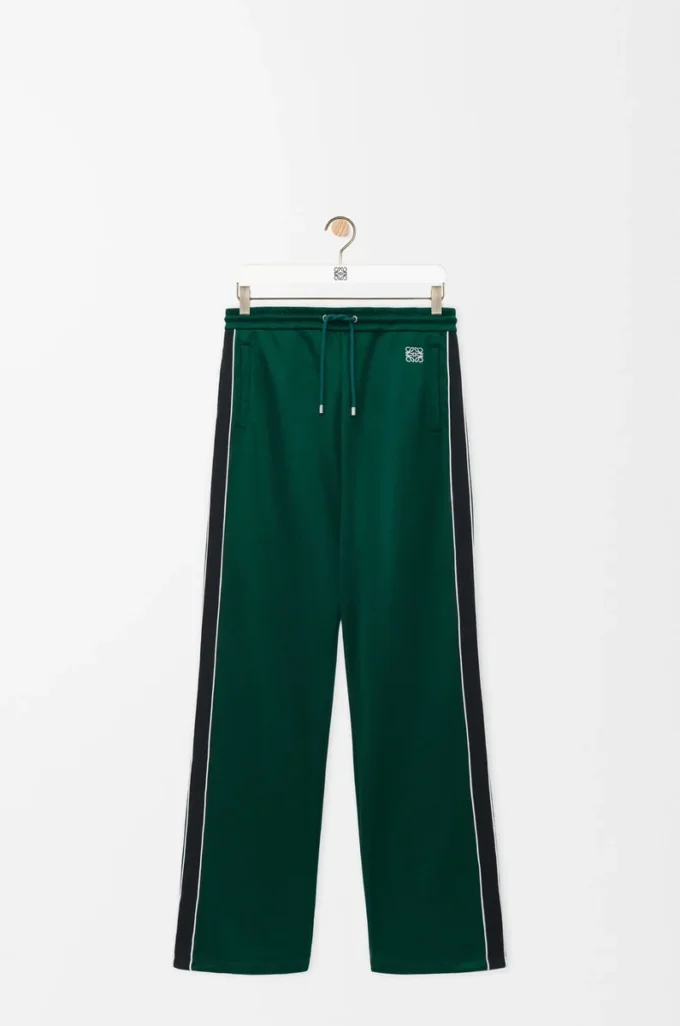 Tracksuit trousers in technical jersey Dark Green Tracksuit trousers in technical jersey Dark Green