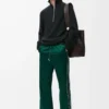 Tracksuit trousers in technical jersey Dark Green Tracksuit trousers in technical jersey Dark Green