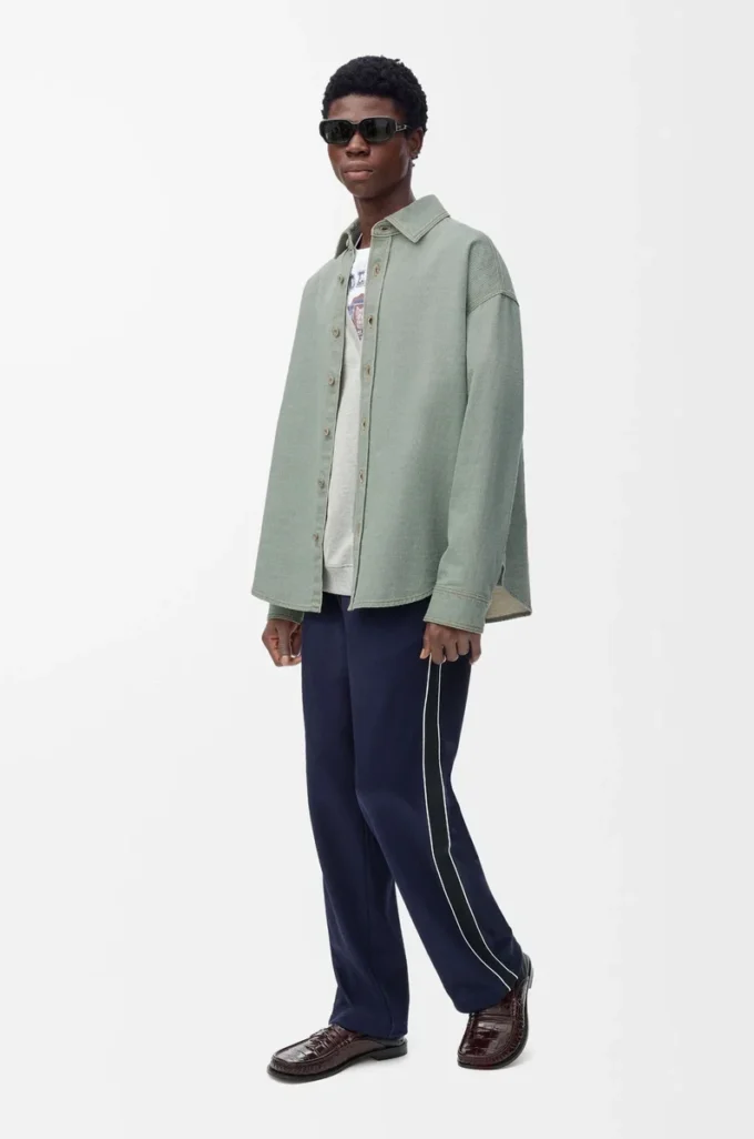 Tracksuit trousers in technical jersey Dark Navy