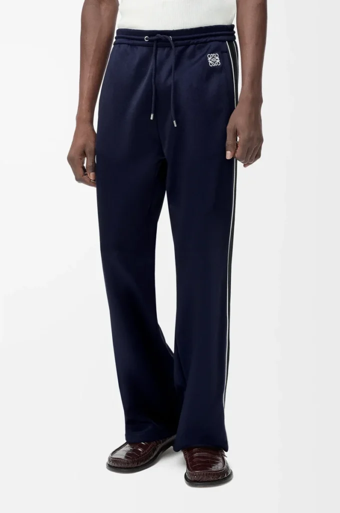 Tracksuit trousers in technical jersey Dark Navy