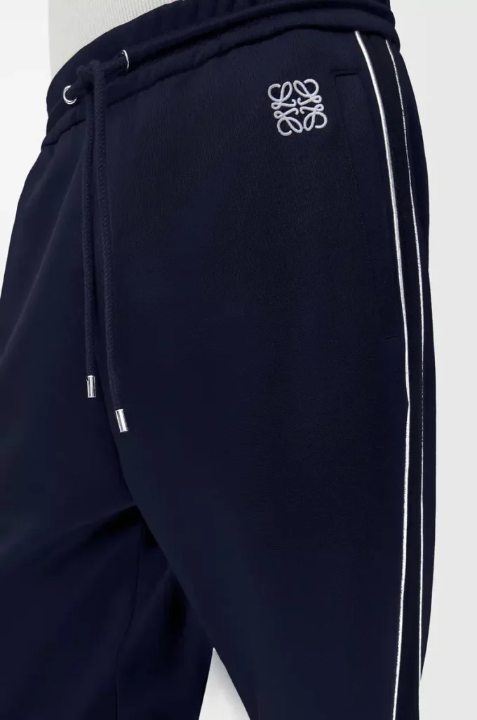 Tracksuit trousers in technical jersey Dark Navy