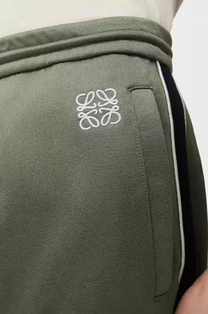 Tracksuit trousers in technical jersey Khaki Green Tracksuit trousers in technical jersey Khaki Green