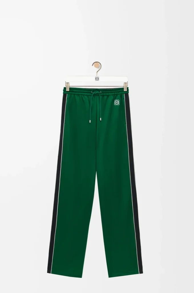 Tracksuit trousers in technical jersey Pop Green