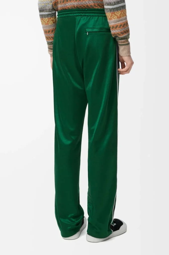 Tracksuit trousers in technical jersey Pop Green