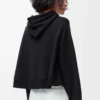 Trapeze hoodie in cotton blend Black