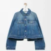 Trapeze jacket in denim Denim Blue Trapeze jacket in denim Denim Blue