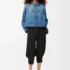 Trapeze jacket in denim Denim Blue Trapeze jacket in denim Denim Blue