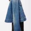 Trapeze jacket in denim Denim Blue Trapeze jacket in denim Denim Blue