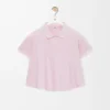 Trapeze polo in cotton Light Pink Trapeze polo in cotton Light Pink