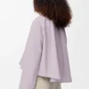 Trapeze shirt in cotton Lilac Trapeze shirt in cotton Lilac