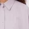 Trapeze shirt in cotton Lilac Trapeze shirt in cotton Lilac