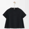 Trapeze top in cotton blend Black Trapeze top in cotton blend Black