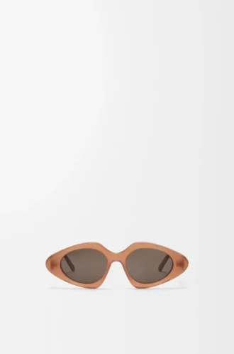 Triangle Slim sunglasses Milky Caramel