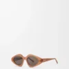 Triangle Slim sunglasses Milky Caramel Triangle Slim sunglasses Milky Caramel