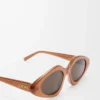 Triangle Slim sunglasses Milky Caramel Triangle Slim sunglasses Milky Caramel