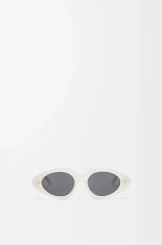 Triangle Slim sunglasses Milky Ivory