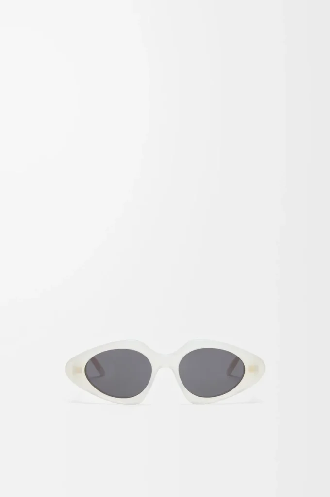 Triangle Slim sunglasses Milky Ivory Triangle Slim sunglasses Milky Ivory