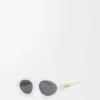 Triangle Slim sunglasses Milky Ivory Triangle Slim sunglasses Milky Ivory