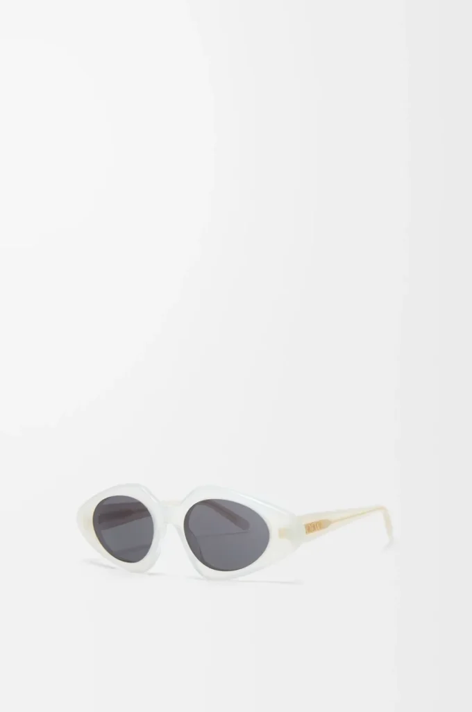Triangle Slim sunglasses Milky Ivory Triangle Slim sunglasses Milky Ivory