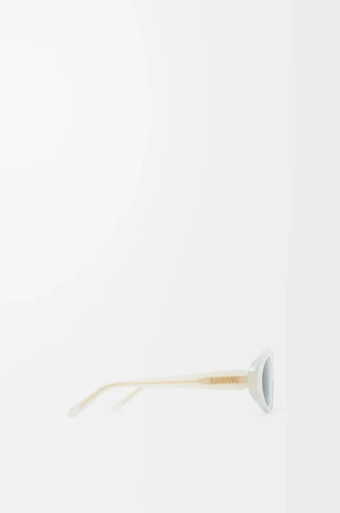 Triangle Slim sunglasses Milky Ivory Triangle Slim sunglasses Milky Ivory
