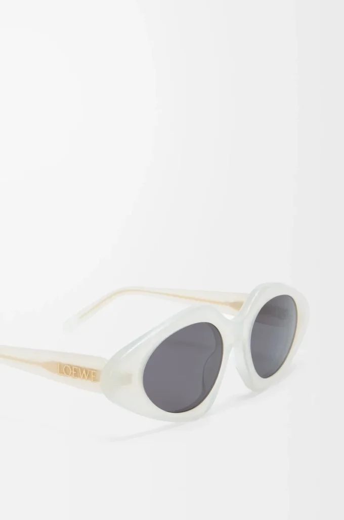 Triangle Slim sunglasses Milky Ivory Triangle Slim sunglasses Milky Ivory