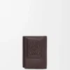 Trifold wallet in satin calfskin Dark Brown Trifold wallet in satin calfskin Dark Brown