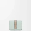 Trifold wallet in soft grained calfskin Frozen/Clay Trifold wallet in soft grained calfskin Frozen/Clay