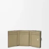 Trifold wallet in soft grained calfskin Frozen/Clay Trifold wallet in soft grained calfskin Frozen/Clay