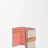 Trifold wallet in soft grained calfskin Light Oat/Honey Trifold wallet in soft grained calfskin Light Oat/Honey