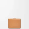 Trifold wallet in soft grained calfskin Toffee/Tan Trifold wallet in soft grained calfskin Toffee/Tan