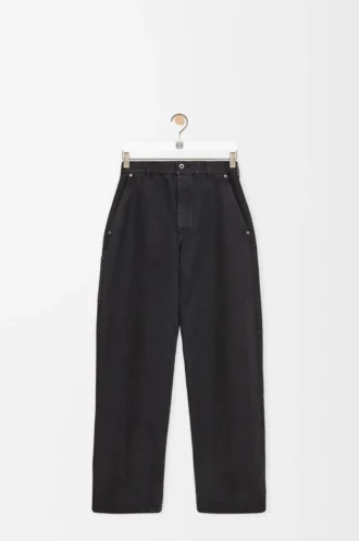 Trousers in cotton Anthracite