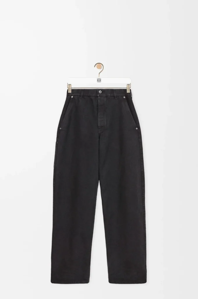 Trousers in cotton Anthracite