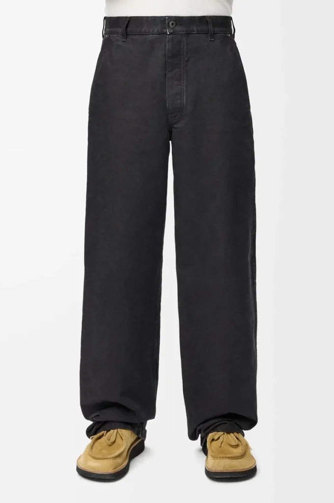 Trousers in cotton Anthracite