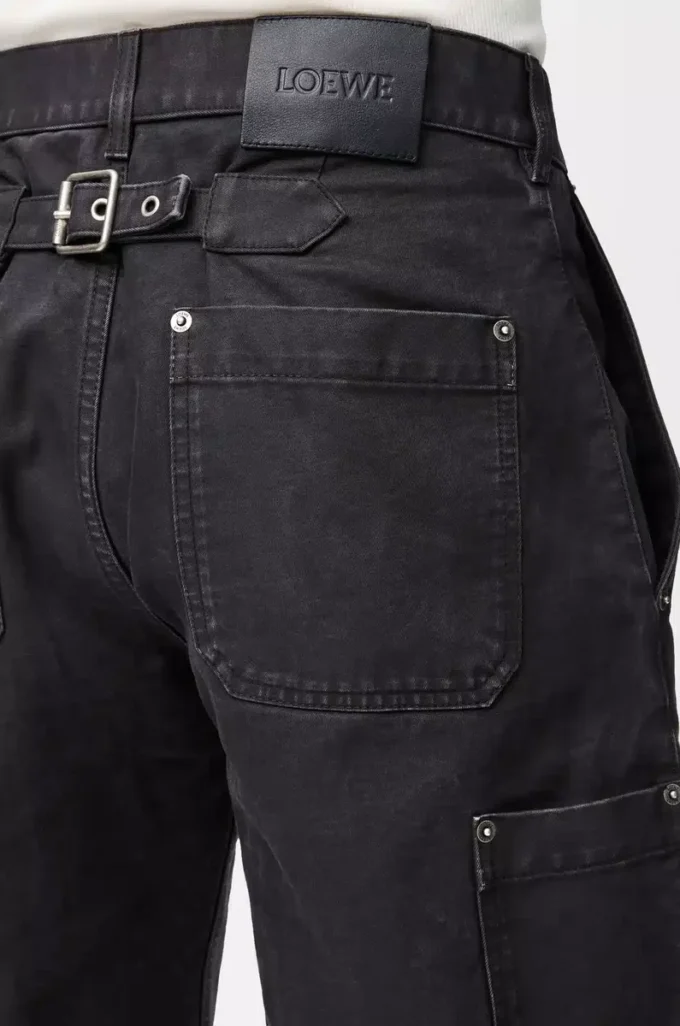 Trousers in cotton Anthracite