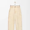 Trousers in cotton Beige Trousers in cotton Beige