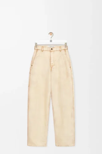 Trousers in cotton Beige