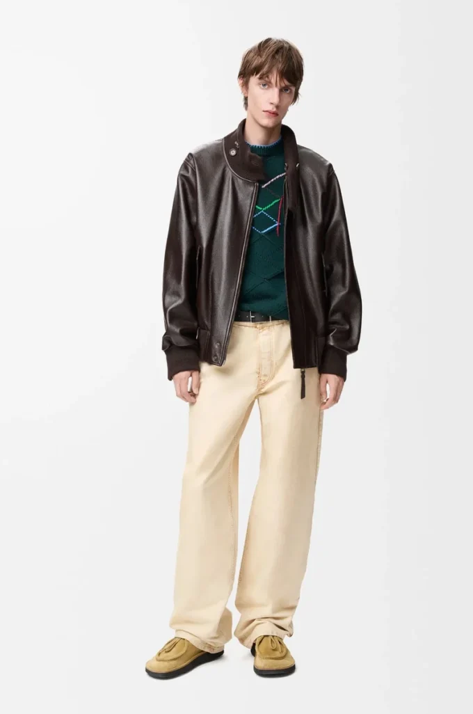 Trousers in cotton Beige Trousers in cotton Beige