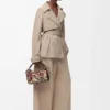Trousers in cotton Beige Trousers in cotton Beige