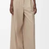 Trousers in cotton Beige Trousers in cotton Beige